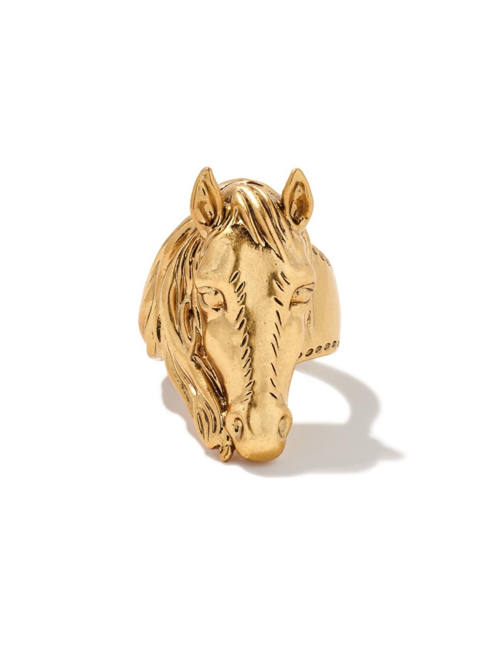 Kendra Scott Beau Horse Head Cocktail Ring in Vintage Gold